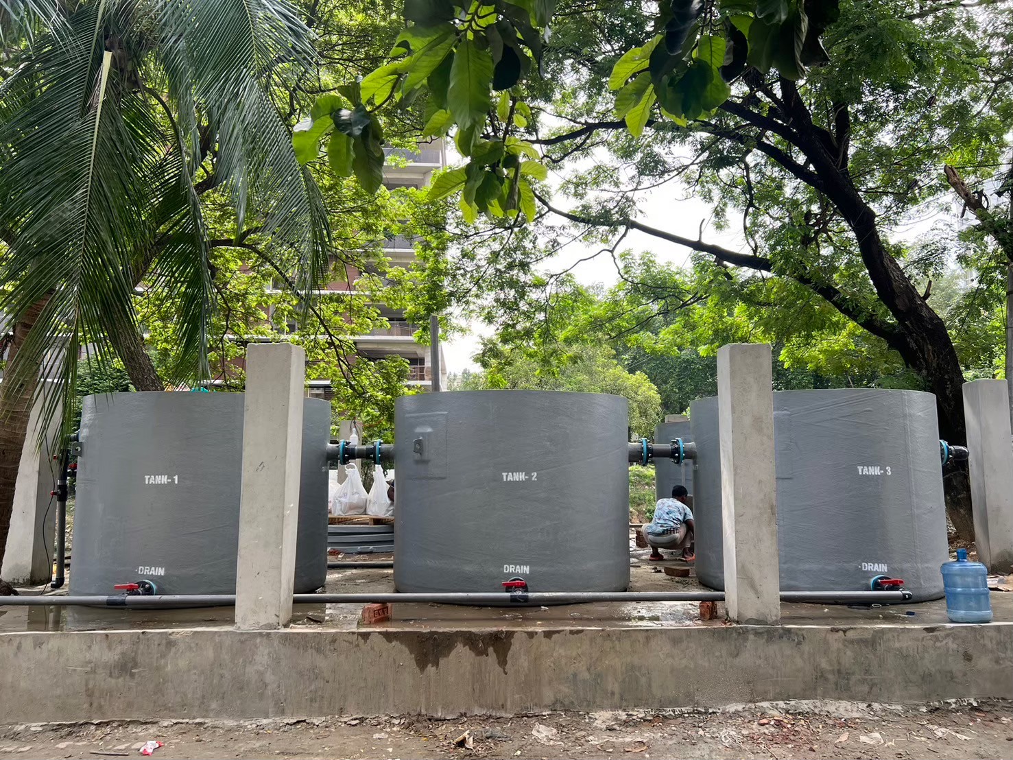 บริการให้คำปรึกษาในการติดตั้งนวัตกรรมถังบำบัดน้ำเสีย ณ ประเทศบังคลาเทศ