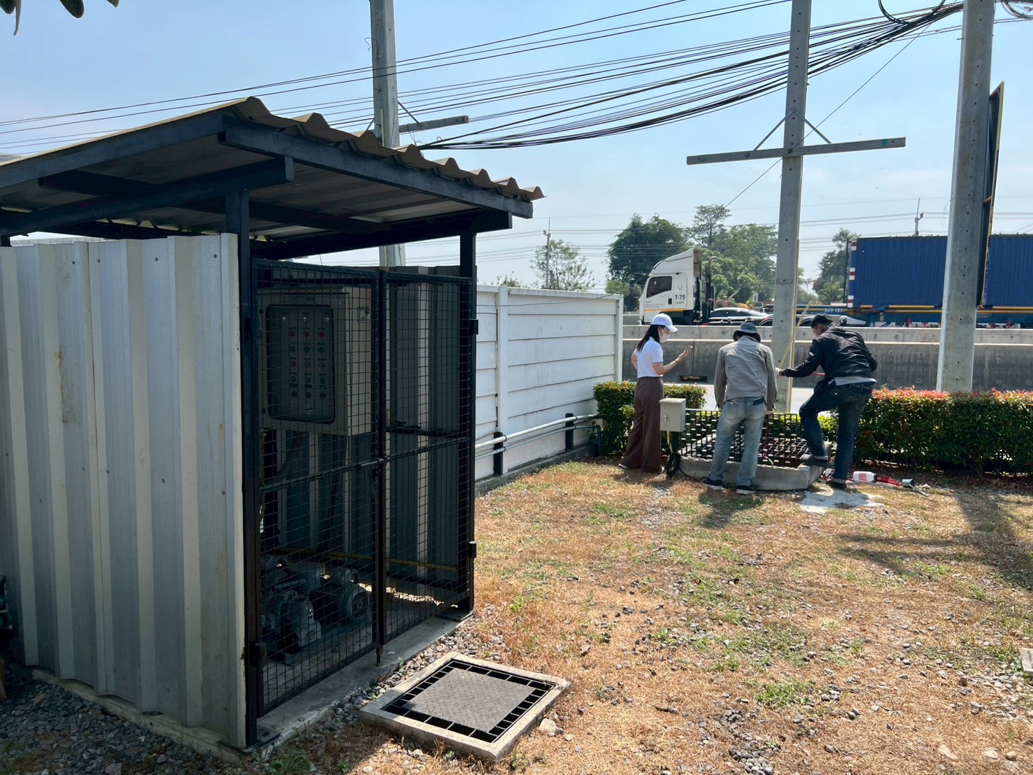 สำรวจระบบบำบัดน้ำเสียของสถานีบริการน้ำมัน ณ จังหวัดพระนครศรีอยุธยา